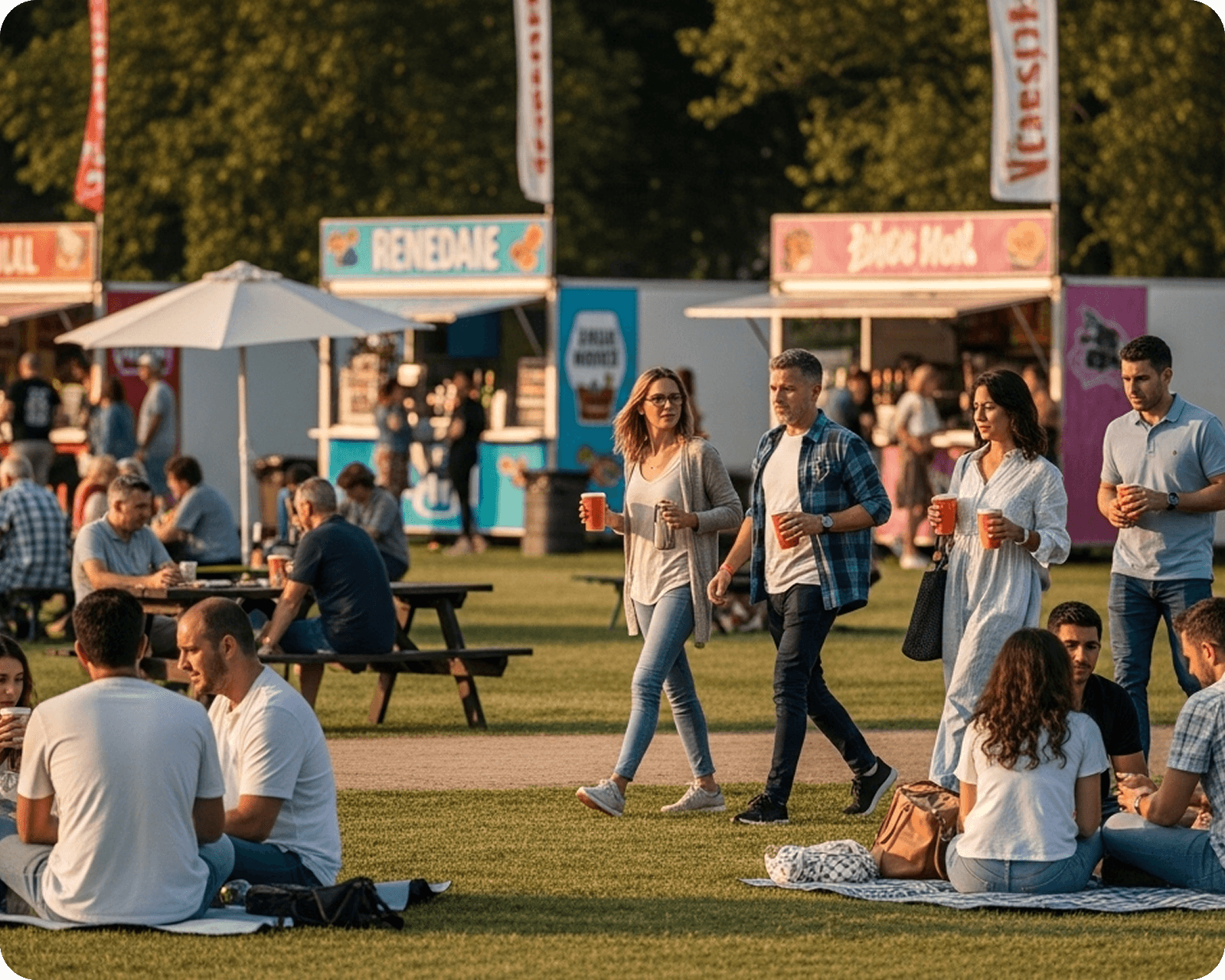 Close access to vendors and refreshments